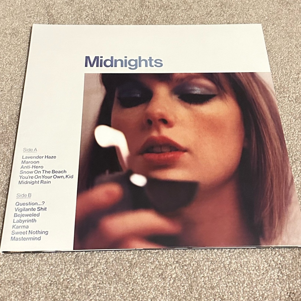 Midnights Vinyl Record w/ Autographed Photo